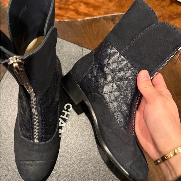 CHANEL Quilted Leather Boots - Picture 7 of 11